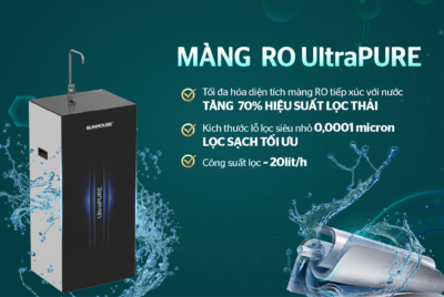 Máy Lọc Nước RO UltraPURE Sunhouse 8 Lõi SHA8895KL