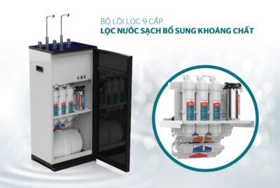 Máy Lọc Nước RO Nóng Lạnh 9 Lõi Sunhouse SHA76215CK